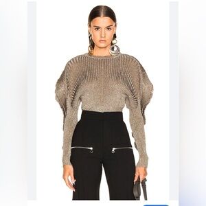 CHLOE Elegant Metallic Sweater